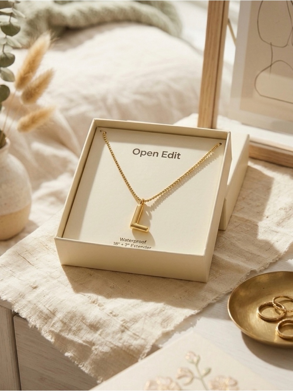 Open Edit 'L' Necklace